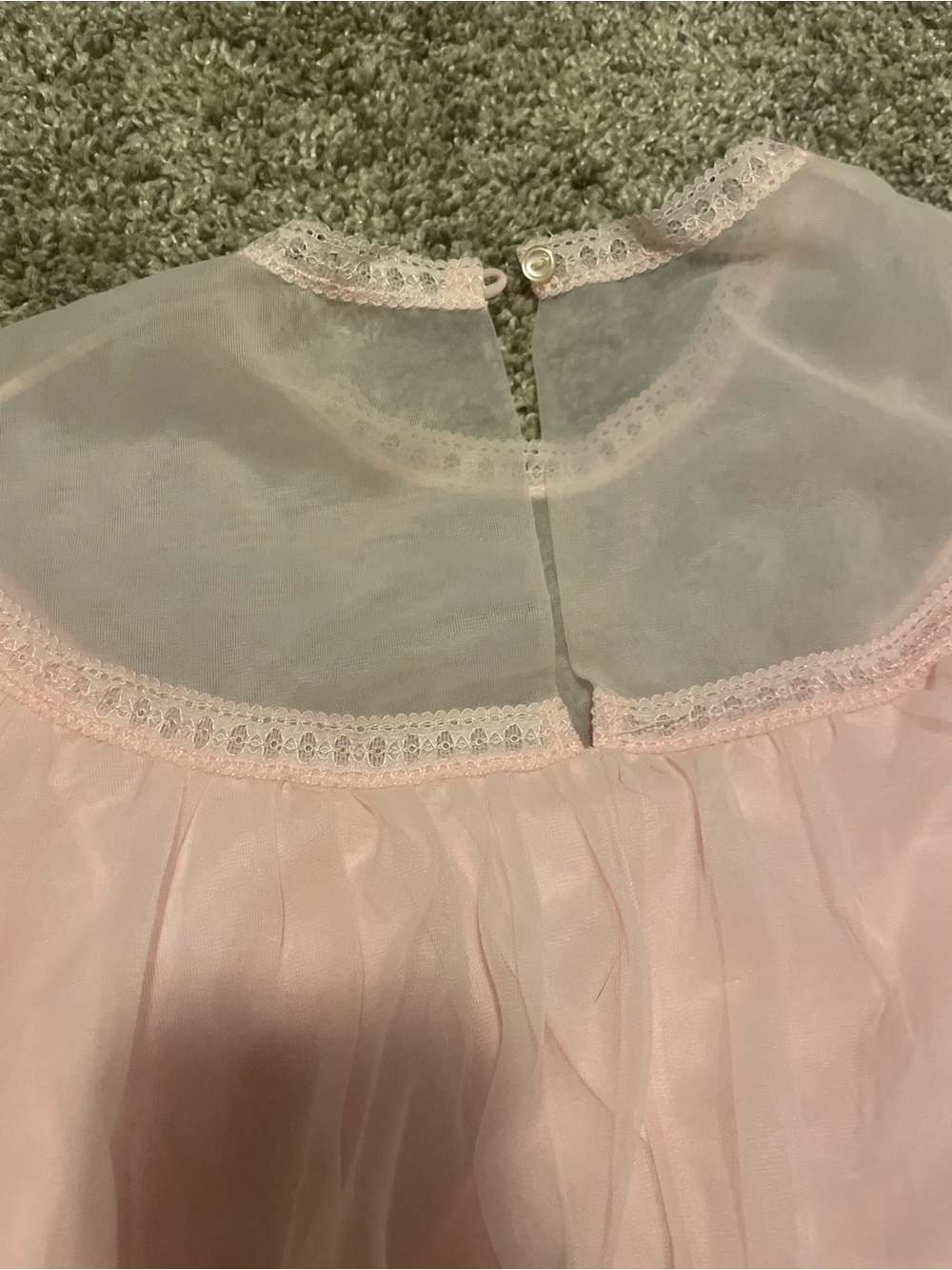 Vintage Gossard baby pink layered Nightgown - Picture 3 of 4